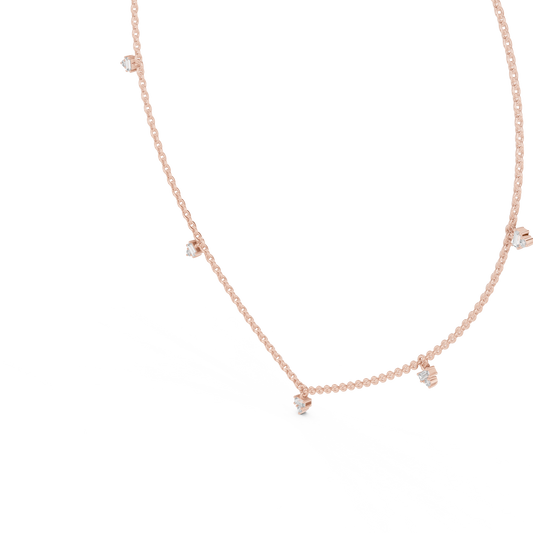 Stillness inspired chain | lucid diamond placement | purity meets intentional modern luxury