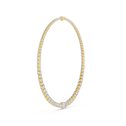 Timeless Diamond Tennis Necklace | Luxury Bridal Fine Jewelry | Anniversary Wedding Statement Gift Piece