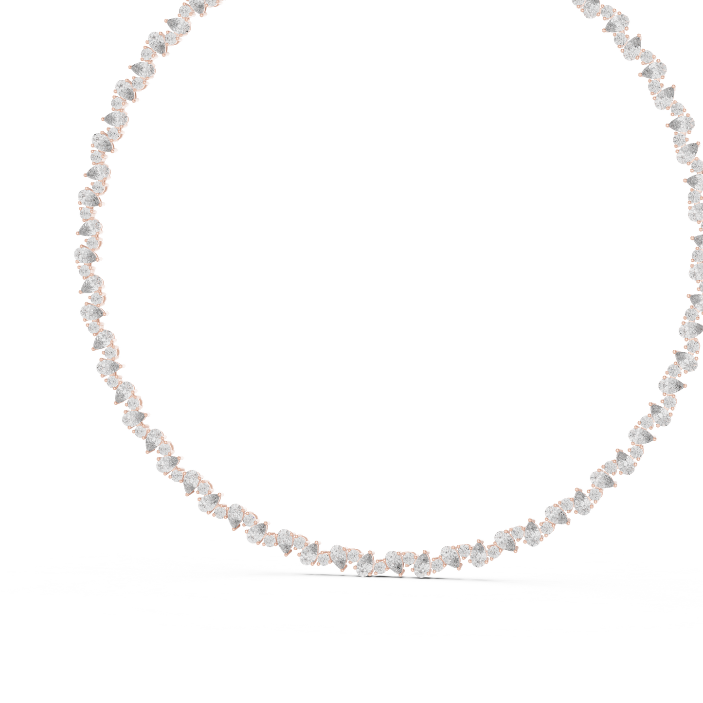 Elysian Pear Diamonds | Royal Tennis Necklace | Heirloom Level Bridal Jewelry