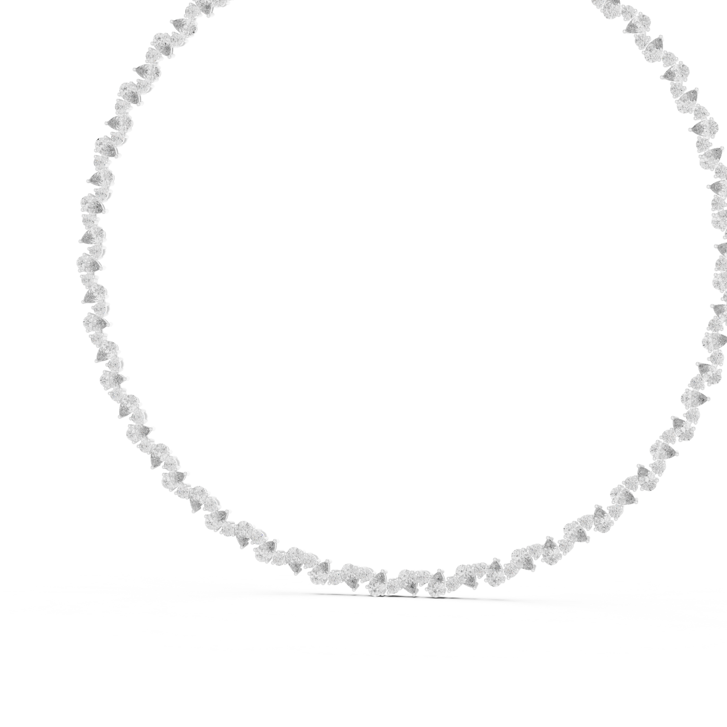 Elysian Pear Diamonds | Royal Tennis Necklace | Heirloom Level Bridal Jewelry