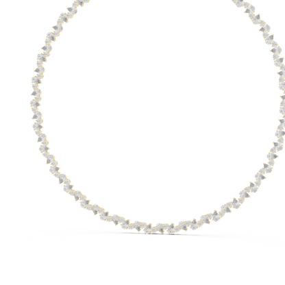 Elysian Pear Diamonds | Royal Tennis Necklace | Heirloom Level Bridal Jewelry