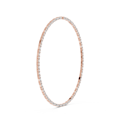 Luminous Sovereign Tennis Necklace | Diamond Precision Craft | Premium Bridal Fine Jewelry Masterpiece