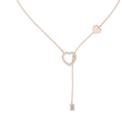 Runway Ready Heart Necklace | Bold Diamond Gold Design | Made For Unforgettable Power Moments