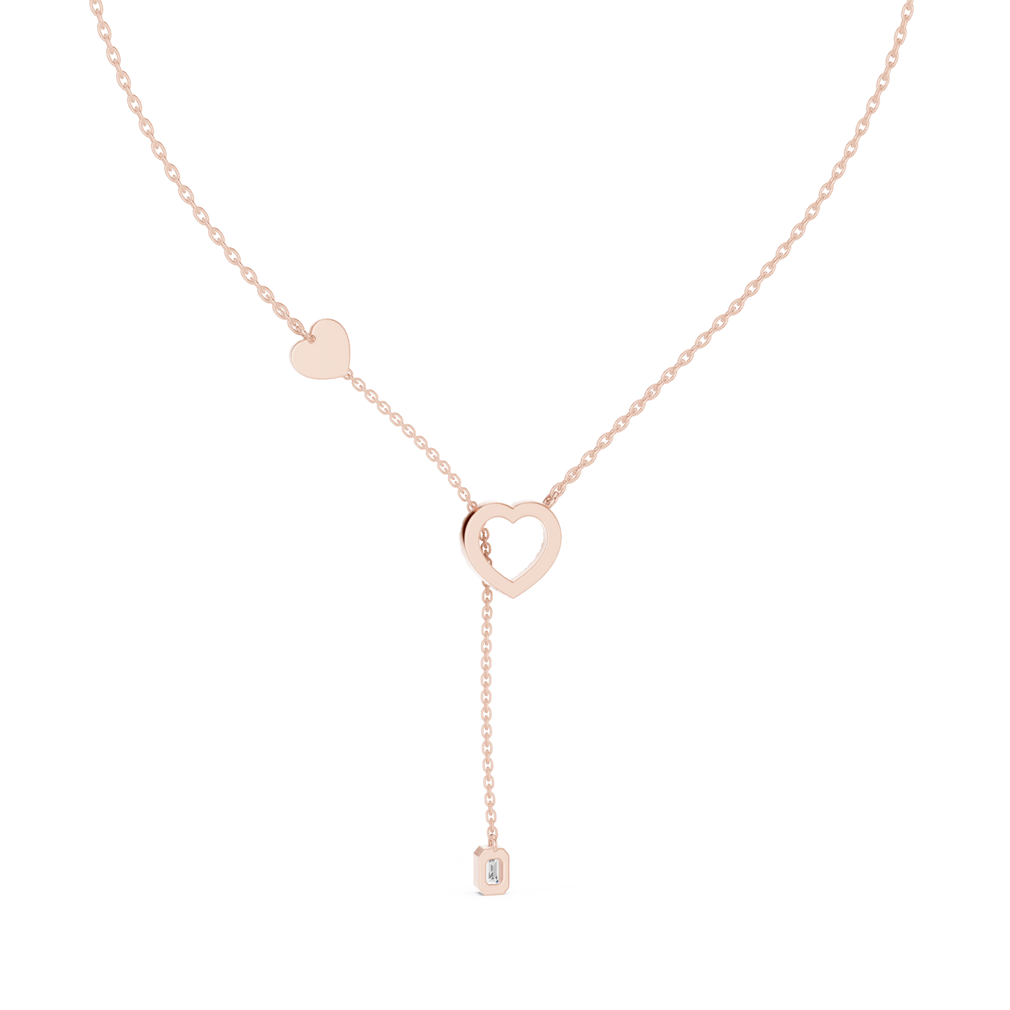 Runway Ready Heart Necklace | Bold Diamond Gold Design | Made For Unforgettable Power Moments
