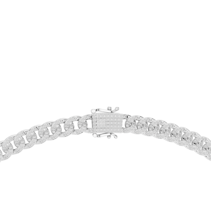 Frosted gold Cuban necklace | rare symmetry defines elite taste | power elegance fused flawlessly forever