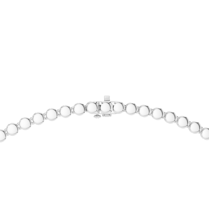 Divine Crest Diamond Necklace | Teardrop Radiance Chain | Prestige Bridal Fine Jewelry