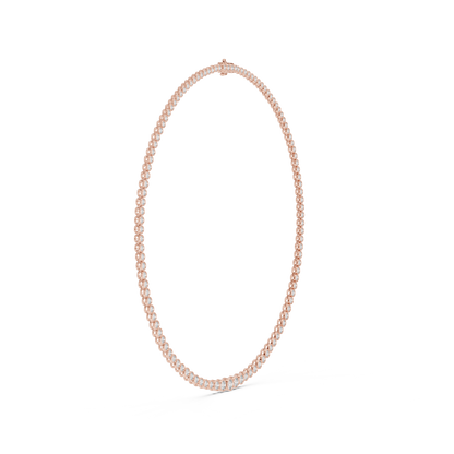 Prestige Flame Diamond Necklace | High Jewelry Bezel Chain | An Expression Of Supreme Elegance