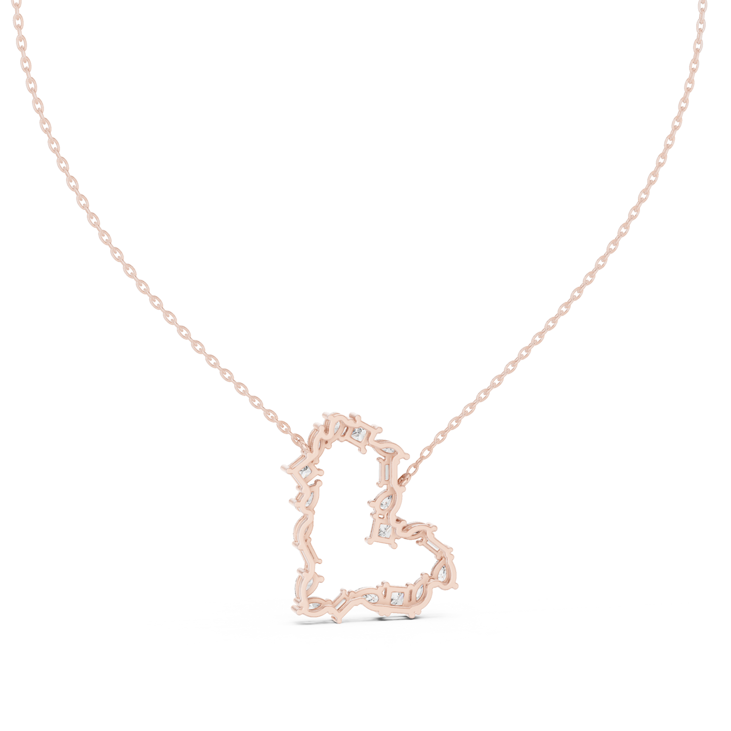 Supreme Heart Diamond | Crafted Love Pendant | Exclusive Fine Jewelry Necklace