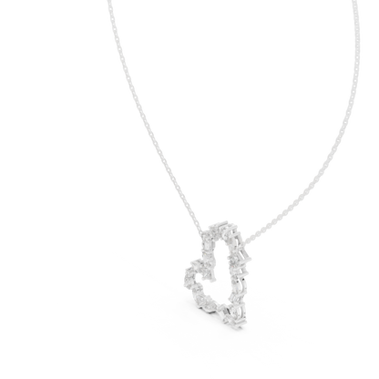 Supreme Heart Diamond | Crafted Love Pendant | Exclusive Fine Jewelry Necklace