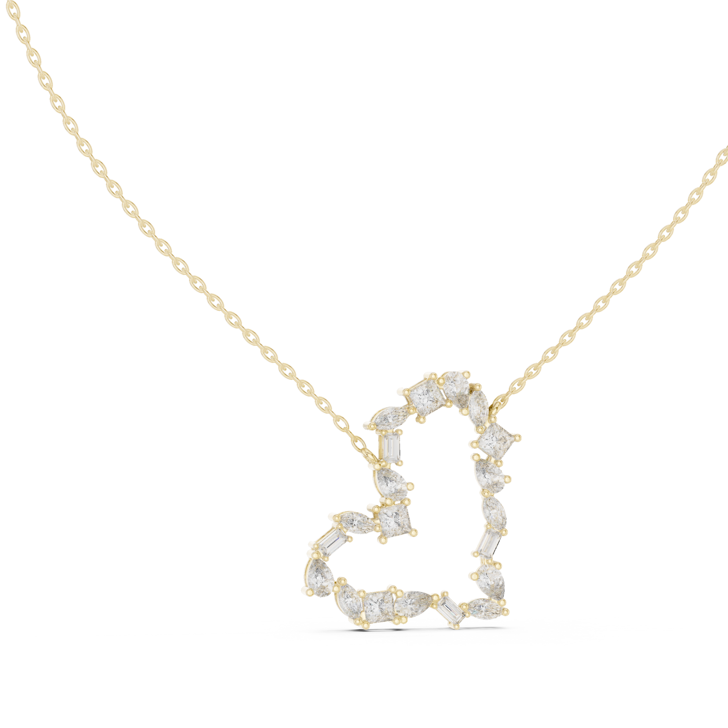 Supreme Heart Diamond | Crafted Love Pendant | Exclusive Fine Jewelry Necklace