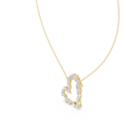 Supreme Heart Diamond | Crafted Love Pendant | Exclusive Fine Jewelry Necklace