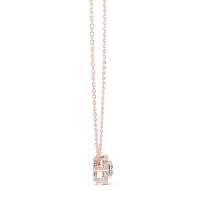 Cushion Halo Diamond Pendant | Luxury Bridal Fine Jewelry | Moissanite  Sparkle For Eternity