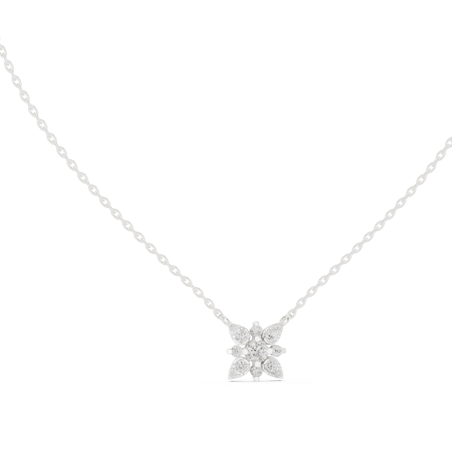 Pure Elegance Defined | Diamond Floral Beauty | Luxury Crafted To Perfection