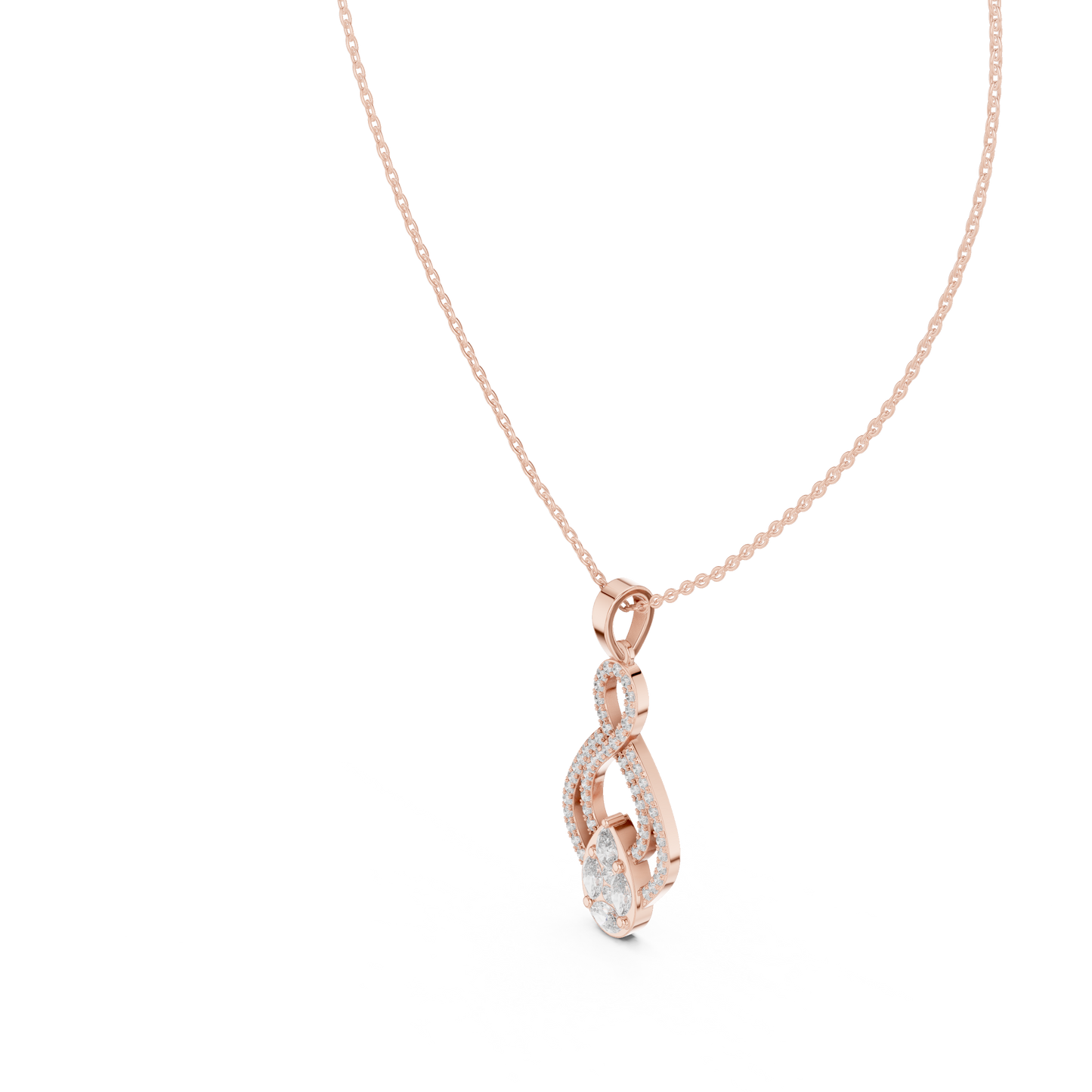 Unmatched brilliance royal charm | Elegant diamond necklace | Perfect symbol of eternal love