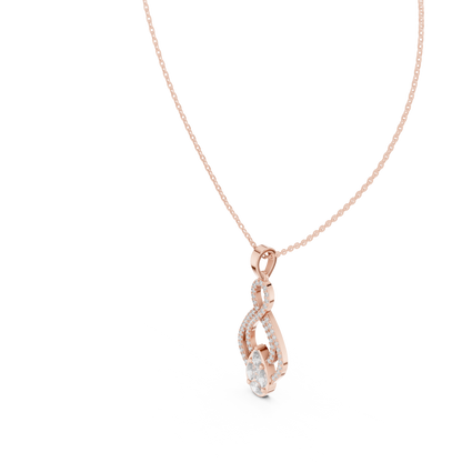 Unmatched brilliance royal charm | Elegant diamond necklace | Perfect symbol of eternal love