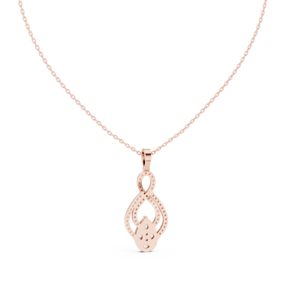 Unmatched brilliance royal charm | Elegant diamond necklace | Perfect symbol of eternal love