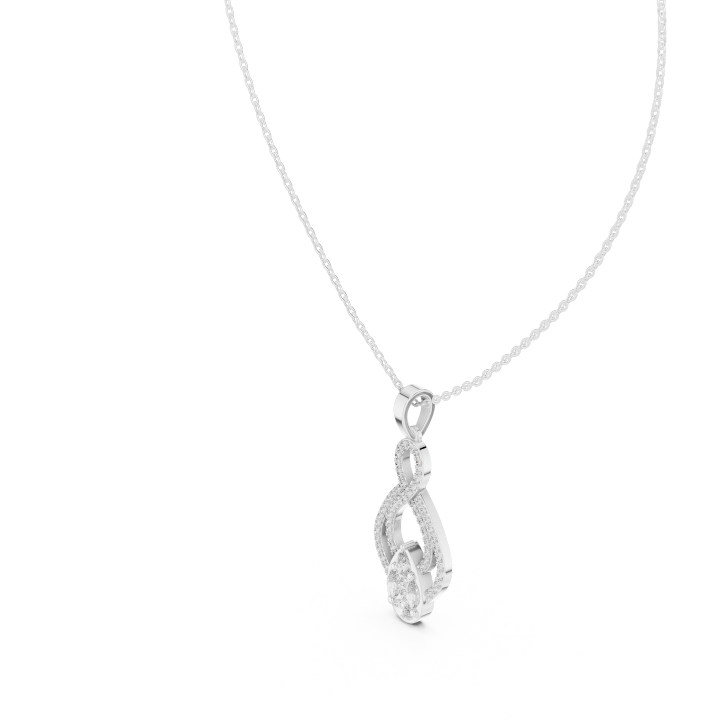 Unmatched brilliance royal charm | Elegant diamond necklace | Perfect symbol of eternal love