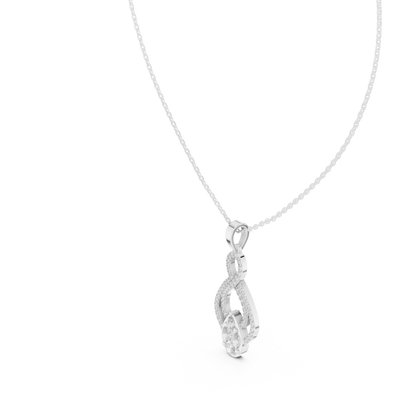 Unmatched brilliance royal charm | Elegant diamond necklace | Perfect symbol of eternal love