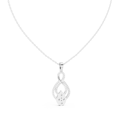Unmatched brilliance royal charm | Elegant diamond necklace | Perfect symbol of eternal love