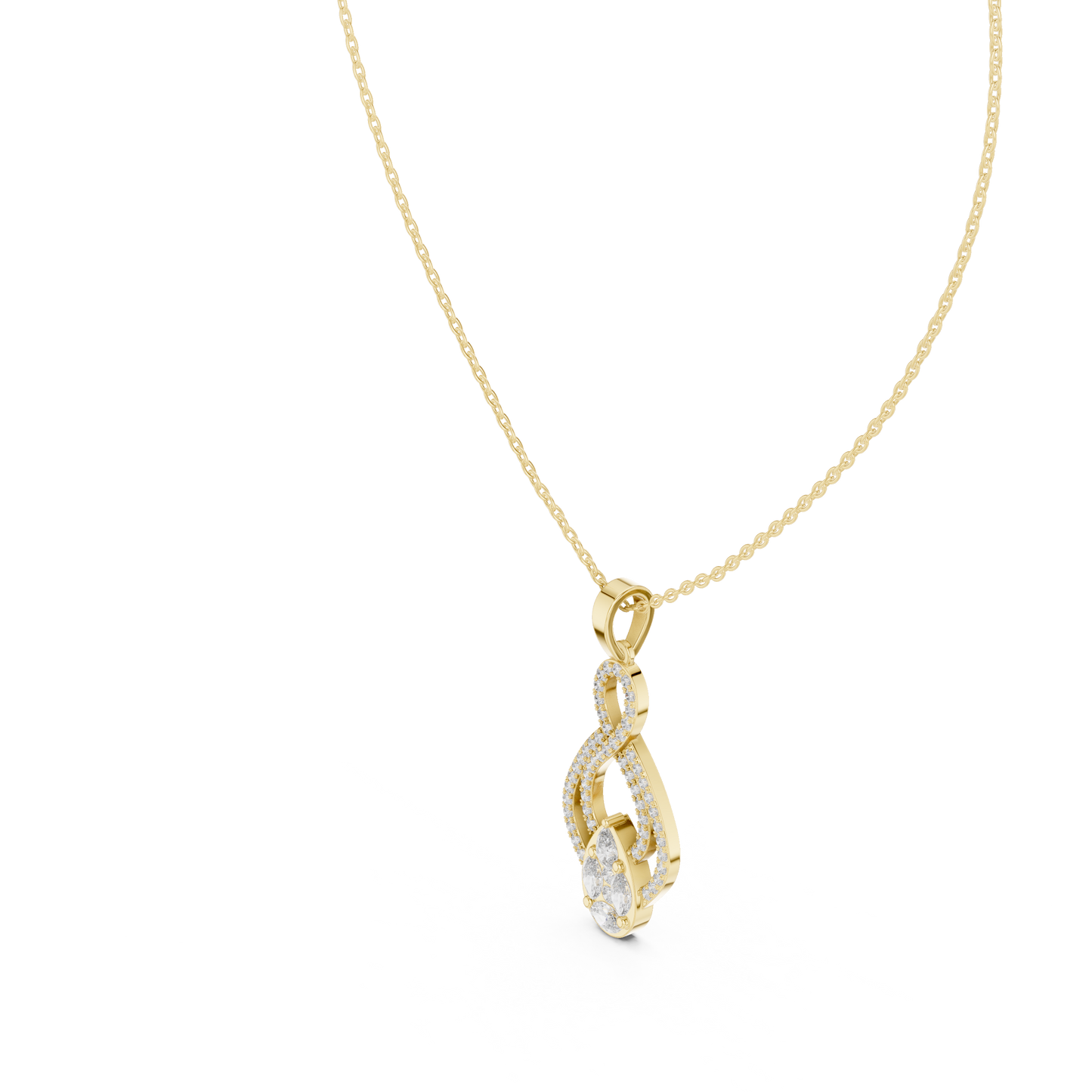 Unmatched brilliance royal charm | Elegant diamond necklace | Perfect symbol of eternal love