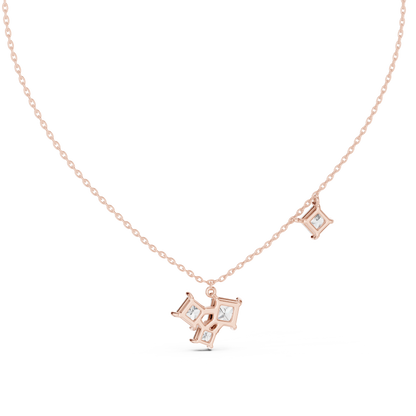 Minimal design maximum brilliance | stunning princess cut diamonds | perfect for modern graceful women