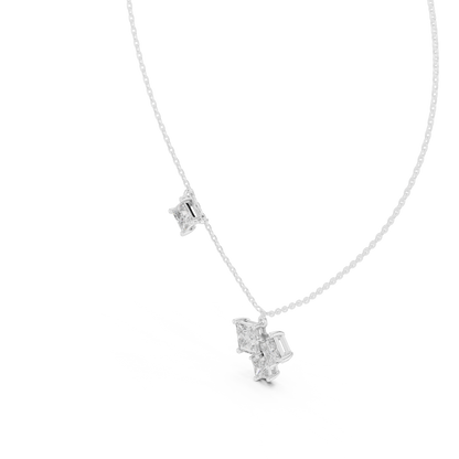 Minimal design maximum brilliance | stunning princess cut diamonds | perfect for modern graceful women