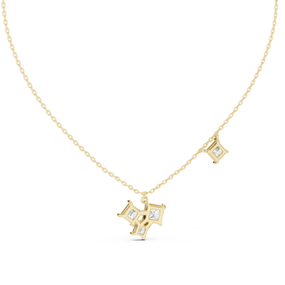 Minimal design maximum brilliance | stunning princess cut diamonds | perfect for modern graceful women