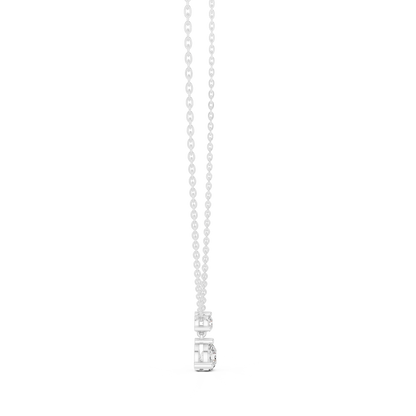 Premium Double Diamond | Drop Pendant Design | Luxury Everyday Fine Jewelry Style