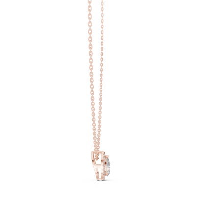 Teardrop Diamond Halo Pendant | Luxury Fine Gold | Elite Bridal Jewelry Masterpiece Design