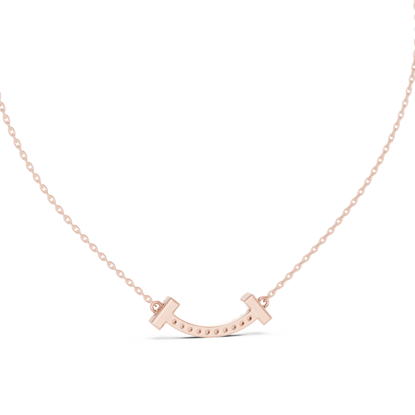 Curved Diamond Bar Pendant Modern Minimal Jewelry Design 925 Sterling Silver Timeless Luxury Necklace