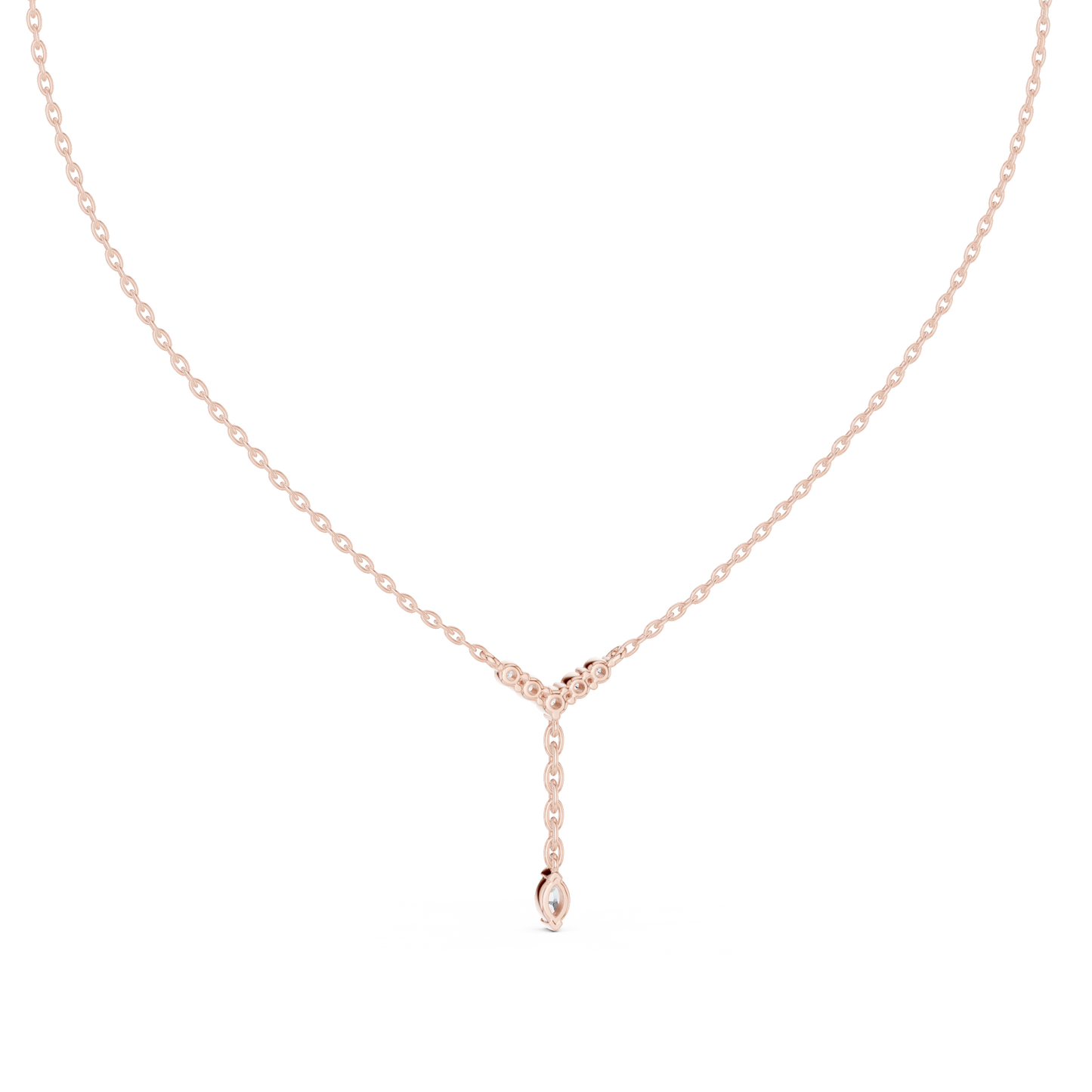 Sophisticated Y Diamond Chain | Graceful Drop Detailing | Luxury Bridal Fine Jewelry Collection
