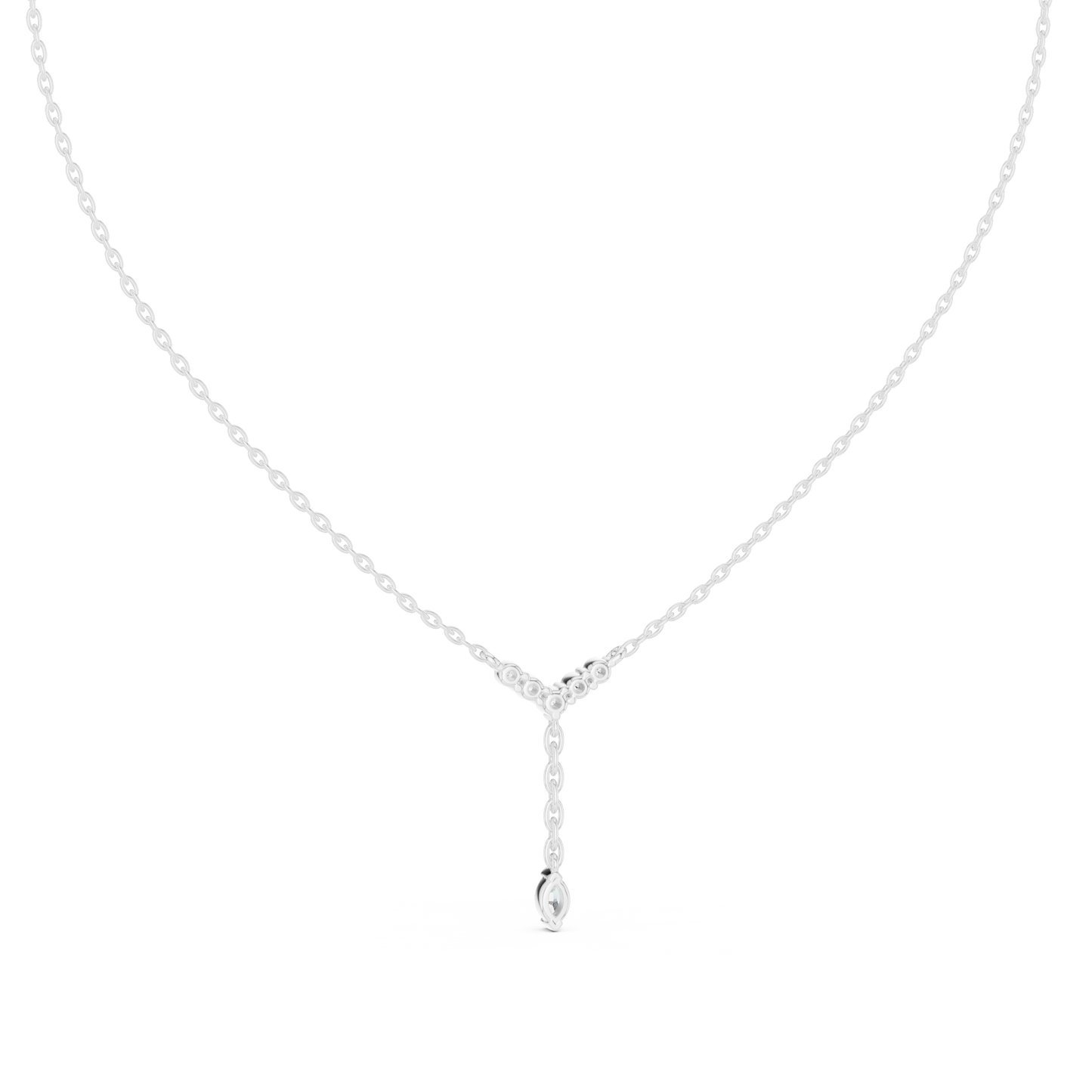Sophisticated Y Diamond Chain | Graceful Drop Detailing | Luxury Bridal Fine Jewelry Collection