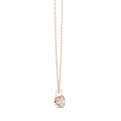 Pure diamond pendant masterpiece - designed for graceful beauty - that defines love strength forever