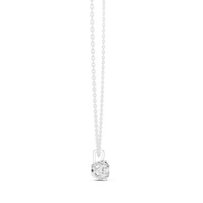 Pure diamond pendant masterpiece - designed for graceful beauty - that defines love strength forever