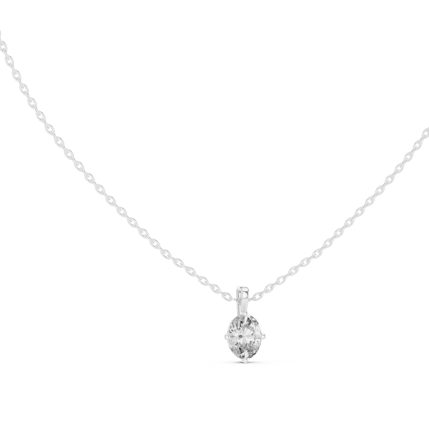 Signature diamond pendant elegance - Perfect for every occasion - A touch of timeless luxury