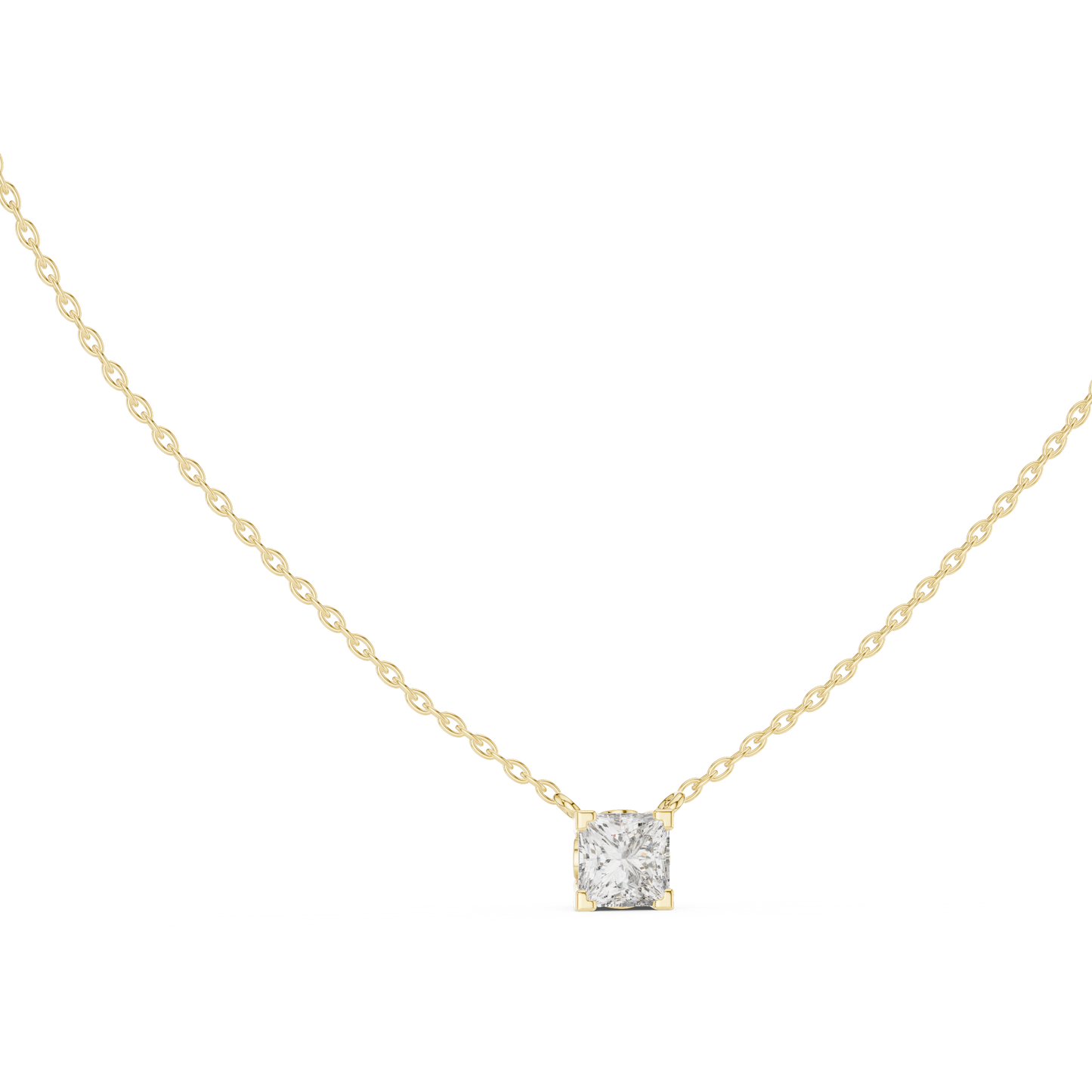 Fine gold diamond necklace | subtle sparkle premium finish | a signature of refined taste