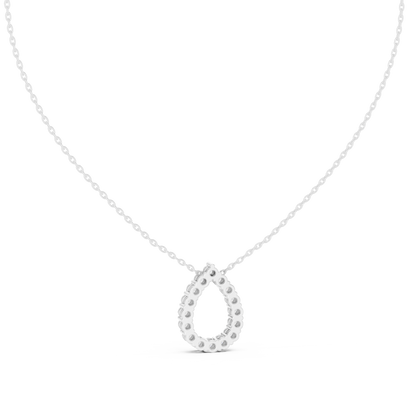 Eternal Teardrop of Diamond Majesty - The Signature of Timeless Brilliance - A Masterpiece of Radiant Luxury