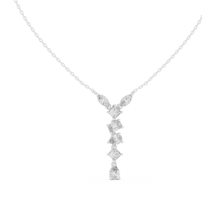 Sophisticated diamond necklace design | flawless stone setting artistry | enhancing confidence with timeless beauty