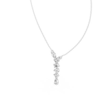 Sophisticated diamond necklace design | flawless stone setting artistry | enhancing confidence with timeless beauty