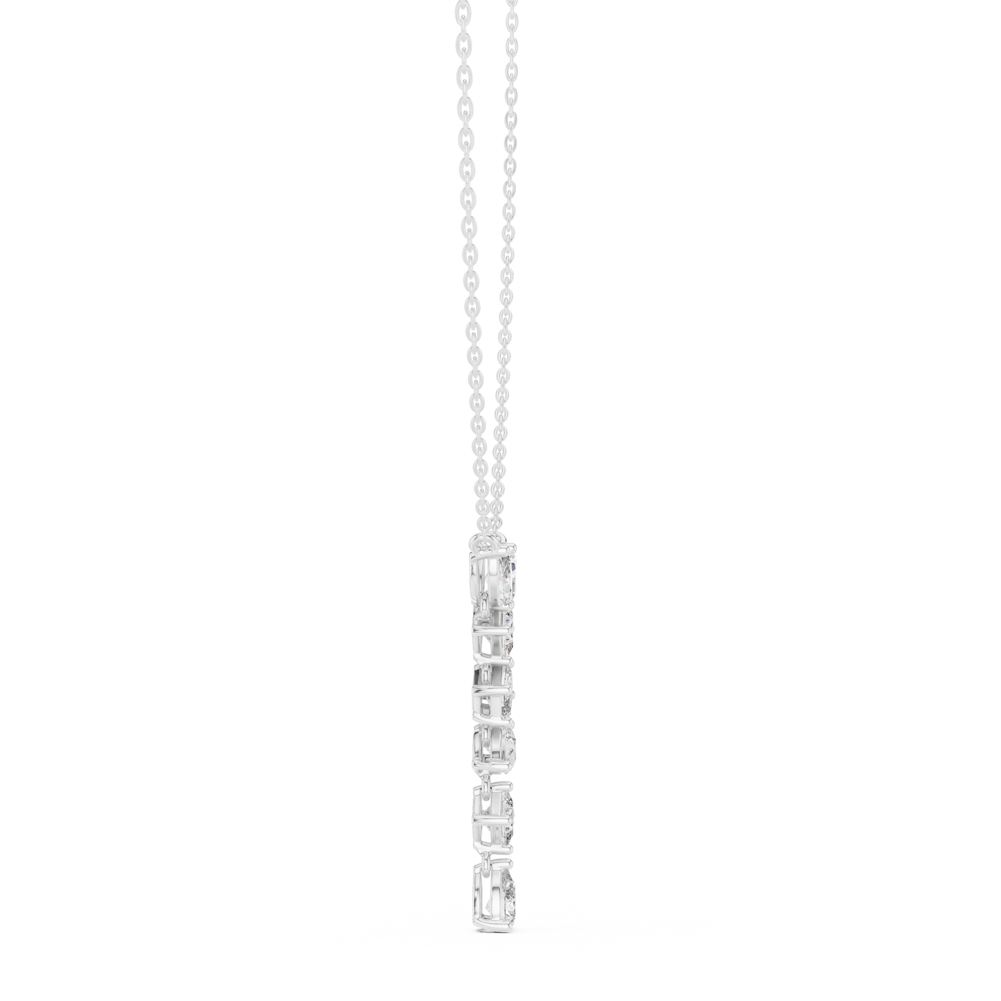 Sophisticated diamond necklace design | flawless stone setting artistry | enhancing confidence with timeless beauty