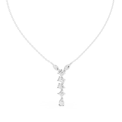 Sophisticated diamond necklace design | flawless stone setting artistry | enhancing confidence with timeless beauty
