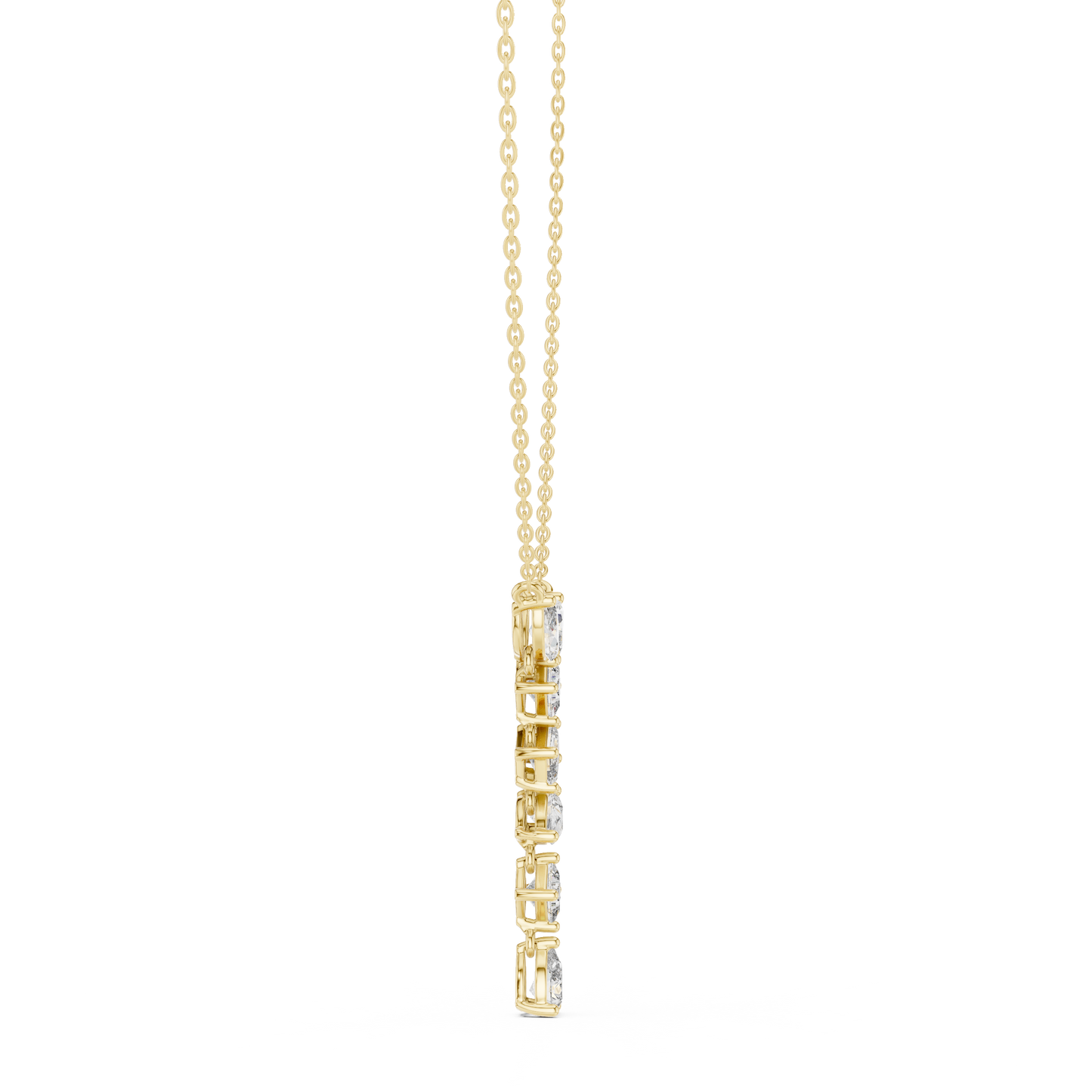 Sophisticated diamond necklace design | flawless stone setting artistry | enhancing confidence with timeless beauty