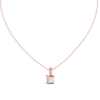 Precision Set Diamond Necklace | Luxury Minimal Design | High End Everyday Jewelry For Women