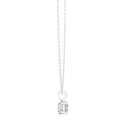 Precision Set Diamond Necklace | Luxury Minimal Design | High End Everyday Jewelry For Women