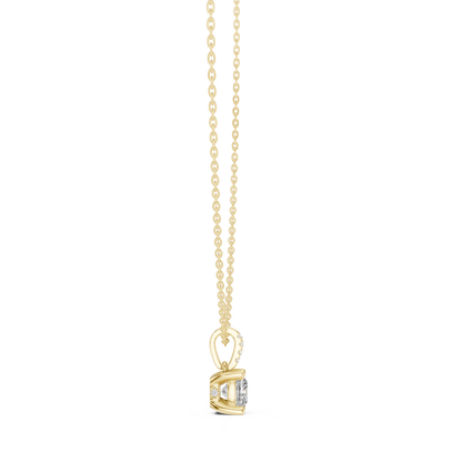 Precision Set Diamond Necklace | Luxury Minimal Design | High End Everyday Jewelry For Women