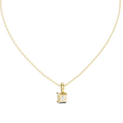 Precision Set Diamond Necklace | Luxury Minimal Design | High End Everyday Jewelry For Women