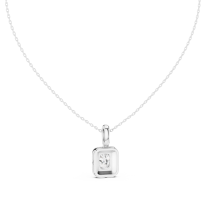 Cushion Diamond Pendant | Halo Necklace Gold | Signature Luxury Jewelry For Women