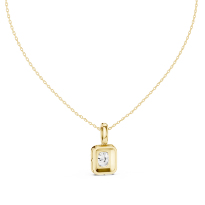 Cushion Diamond Pendant | Halo Necklace Gold | Signature Luxury Jewelry For Women