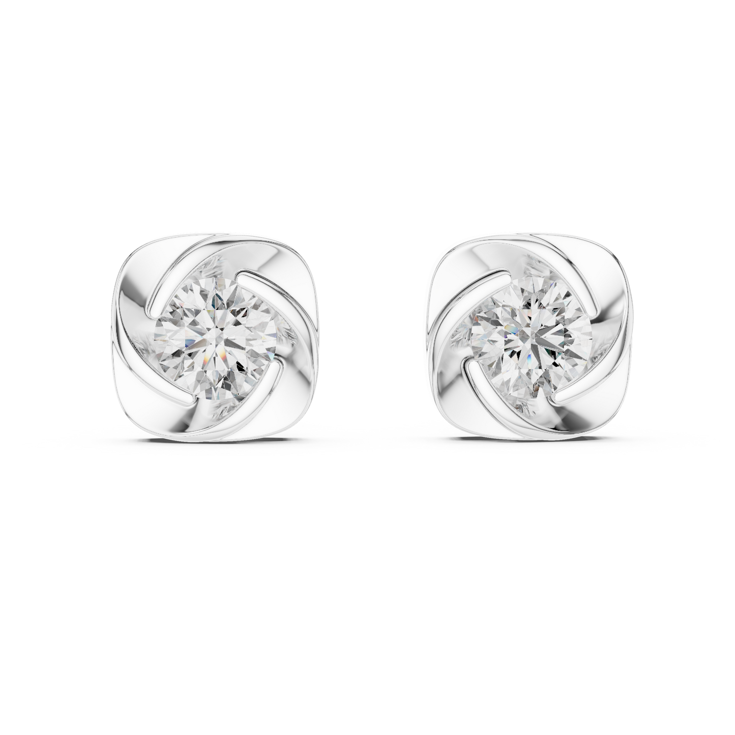HB Prestige Jewels Gold Studs For Her