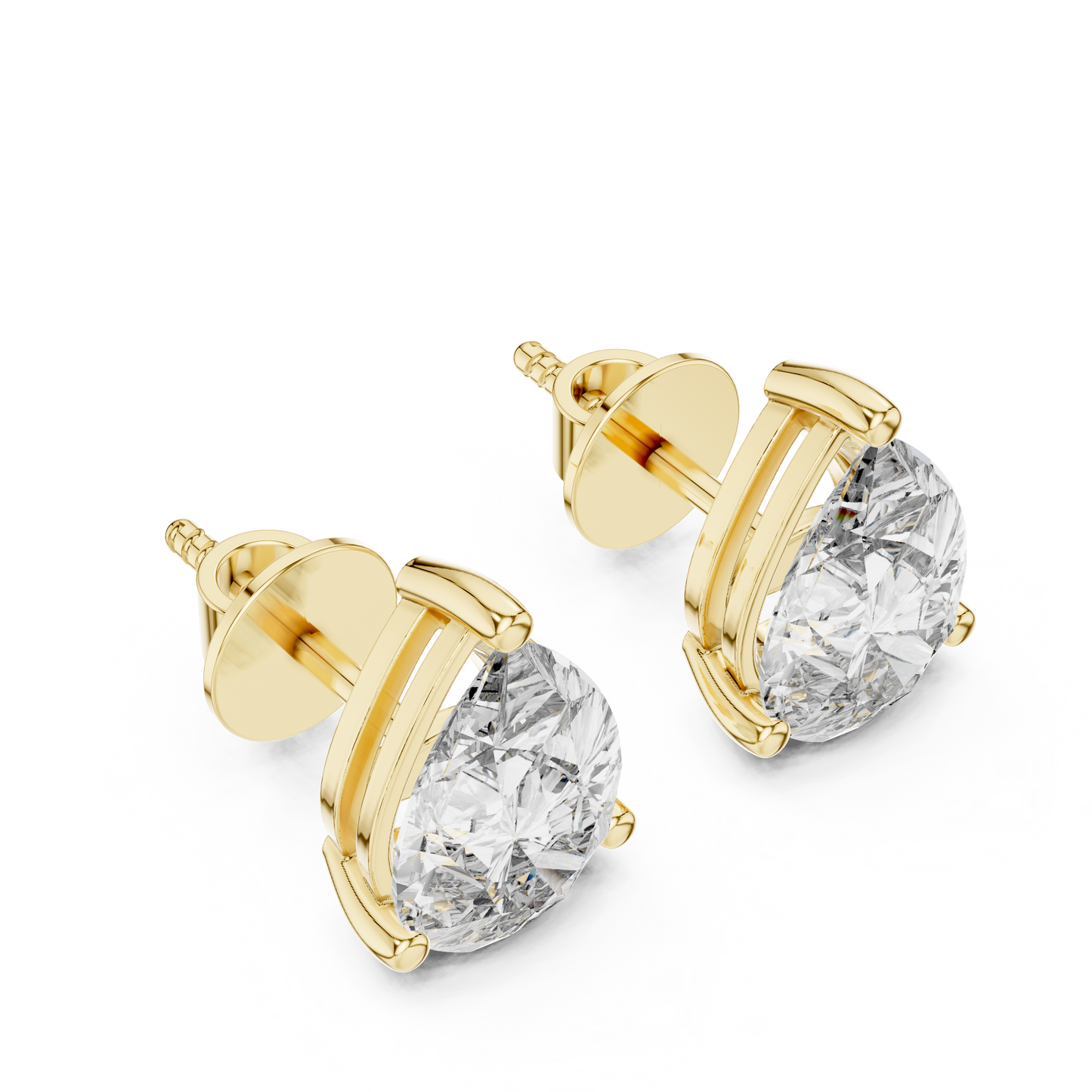 Handcrafted Gold Diamond Earrings Craft